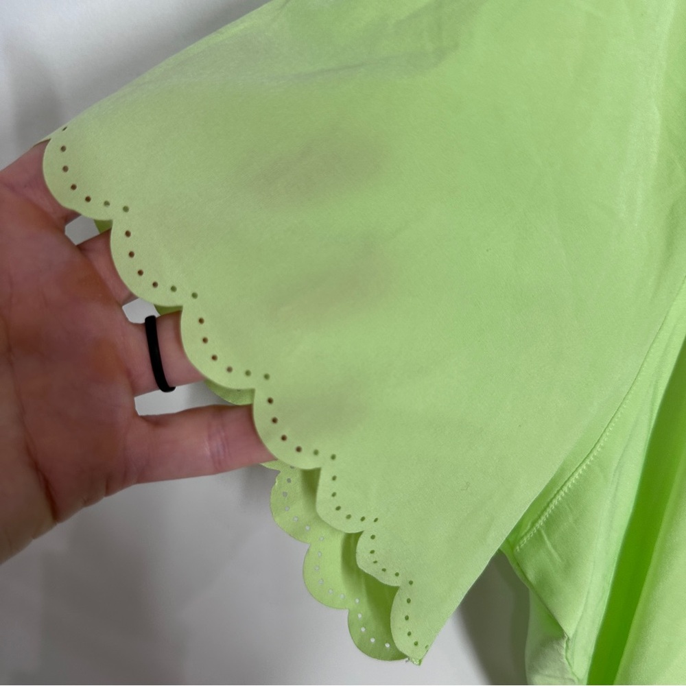 NWT Greg Norman Polo Golf Shirt XL Lime Green Champions Retreat - Picture 5 of 6